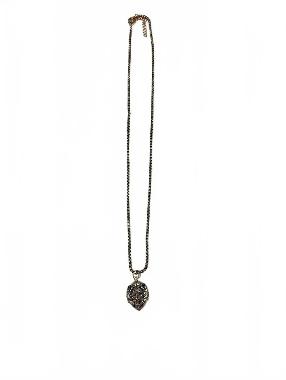 Fashion Jewelry Gold Toned Lion Head Women's Necklace